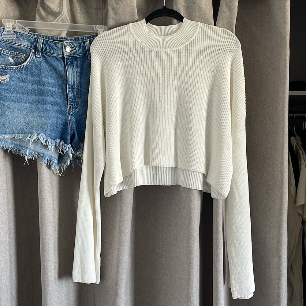 Wilfred Flared Sleeve Rayon Sweater